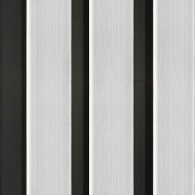 DCD Slat Wall Cladding Panel (233mm) – Silver 3D Timber-Effect