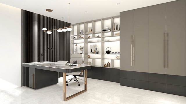 DCD Slat Wall Cladding Panel (233mm) – Charcoal 3D Timber-Effect